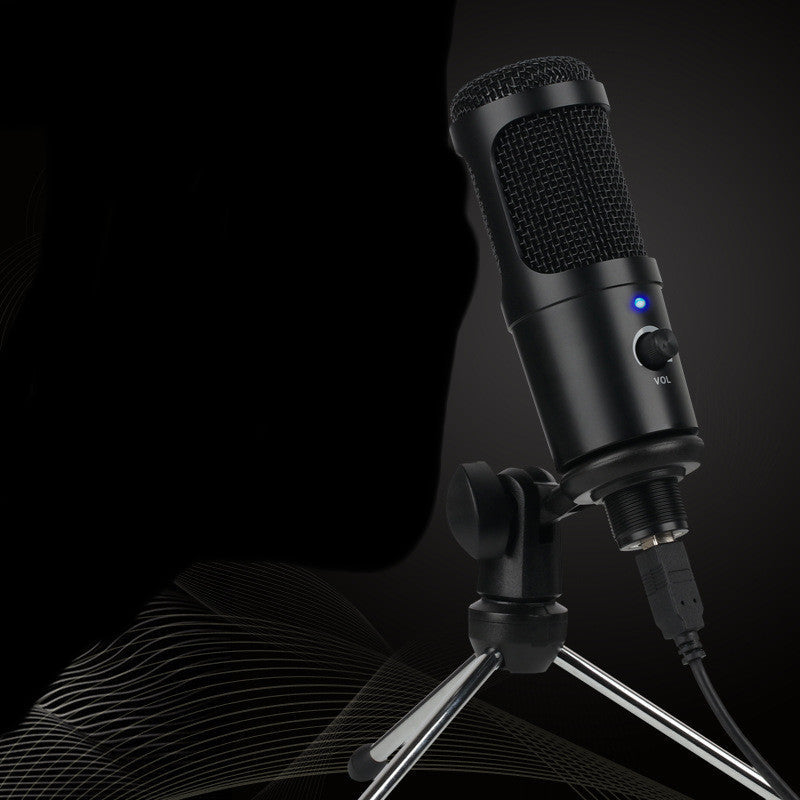 KTX-260499 Condenser Voice Microphone for Home and Computer Recording, Super-Cardioid, Wireless, 7.1 Channel