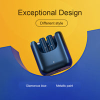 HKM-260691 Binaural Wireless Bluetooth Headset for Sports and Running with Battery Display and Voice Control in Blue