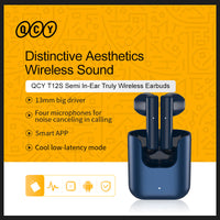 HKM-260691 Binaural Wireless Bluetooth Headset for Sports and Running with Battery Display and Voice Control in Blue