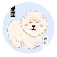 HKM-260819 Rectangular Sheepskin and Wool Pet Dog Mat with Floral Design, Soft and Cozy