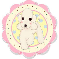 HKM-260819 Rectangular Sheepskin and Wool Pet Dog Mat with Floral Design, Soft and Cozy