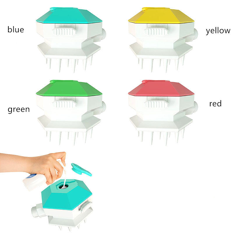 HKM-260883 Pet Bath & Massage Shower Brush Nozzle with One-Key Function for Dogs and Cats