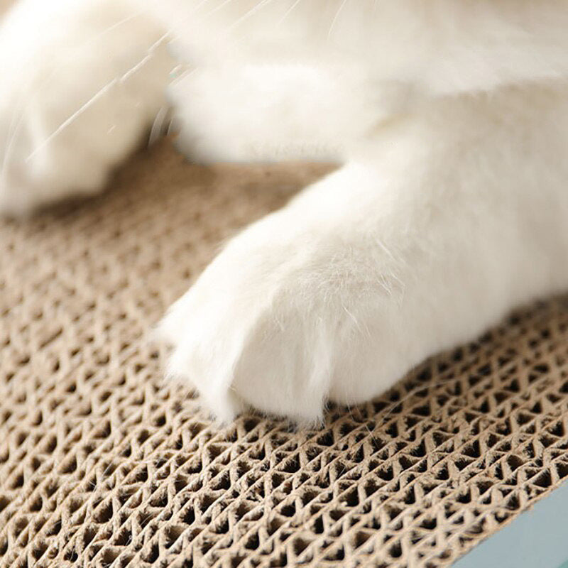 HKM-260947 Corrugated Paper Cat Climbing Frame and Scratching Board for Claw Grinding