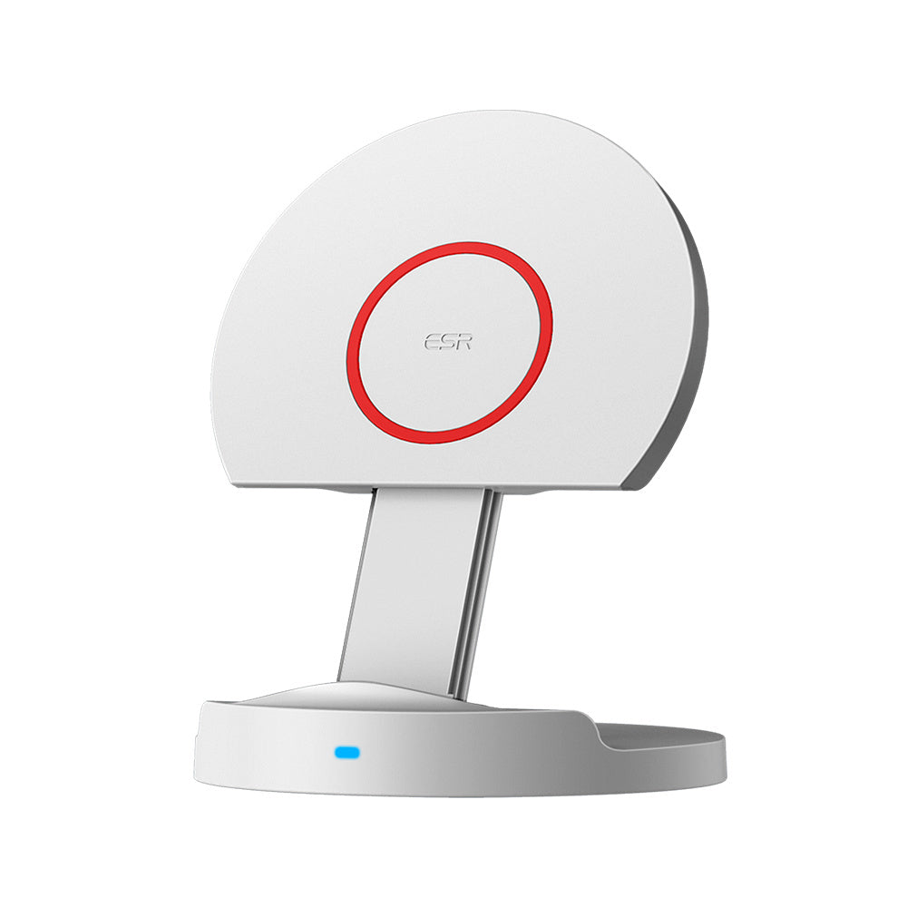 HKM-261203 15W Foldable Wireless Charger Fast Charging Stand for Apple Devices