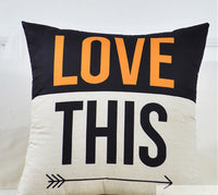 HKM-261331 Geometric Abstract Cotton-Linen Pillowcase for Home and Commercial Spaces