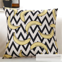 HKM-261331 Geometric Abstract Cotton-Linen Pillowcase for Home and Commercial Spaces