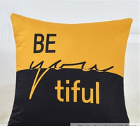 HKM-261331 Geometric Abstract Cotton-Linen Pillowcase for Home and Commercial Spaces