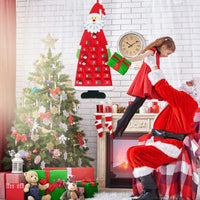 HKM-261395 Felt Christmas Tree Hanging Pendant Advent Calendar Ornaments for Festive Decoration