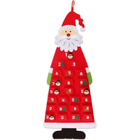 HKM-261395 Felt Christmas Tree Hanging Pendant Advent Calendar Ornaments for Festive Decoration