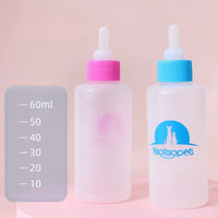 HKM-261779 Pet Milk Bottle Kit for Small Dogs and Cats - Durable Feeding Accessories for Kittens and Puppies