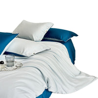 HKM-261779 Solid Color Pure Cotton Four Seasons Bedding Set – 4-Piece Quilt Cover, Bed Sheet, and Pillowcases