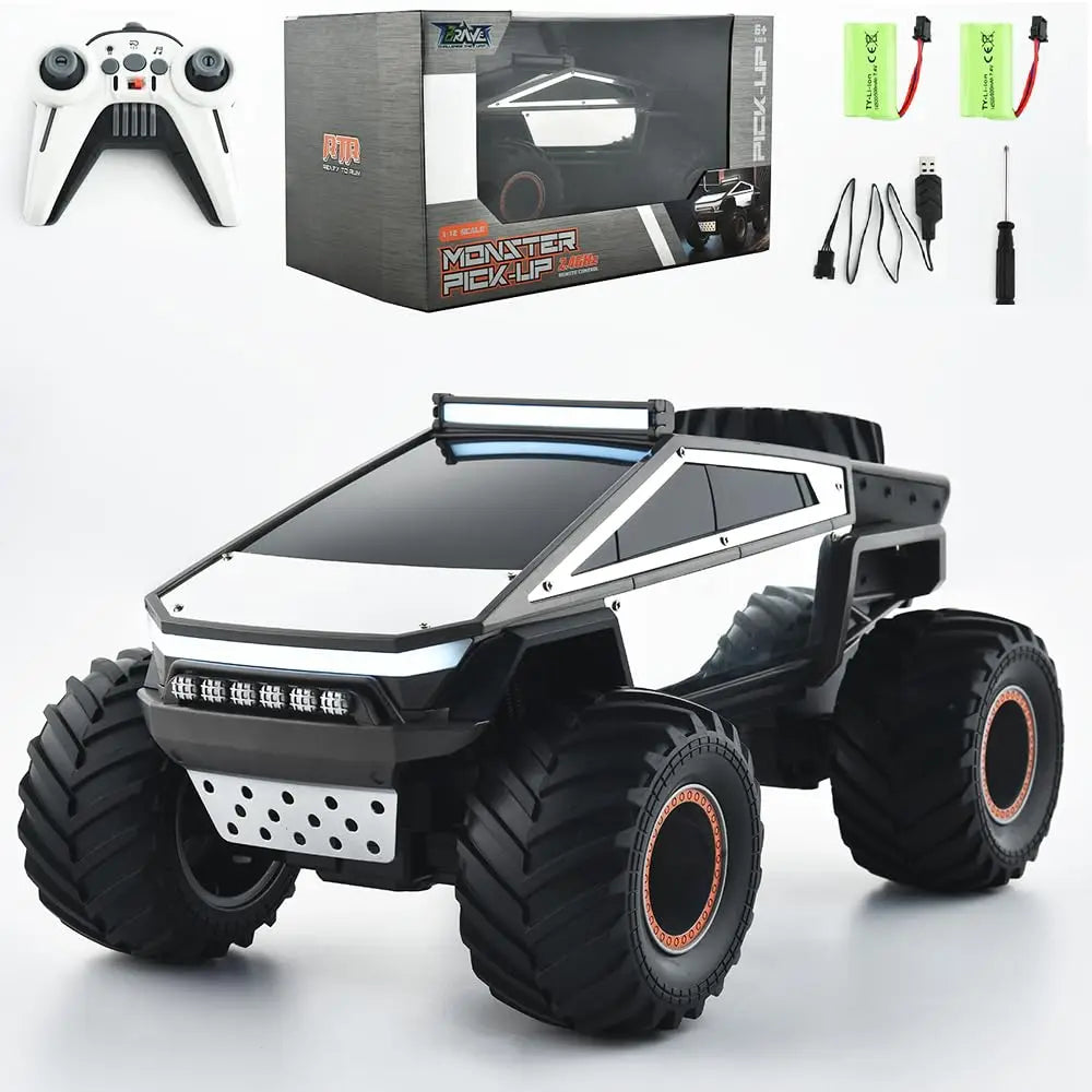 HKM-261907 1:12 High-Speed Remote Control Cyber Truck for Indoor & Outdoor Racing