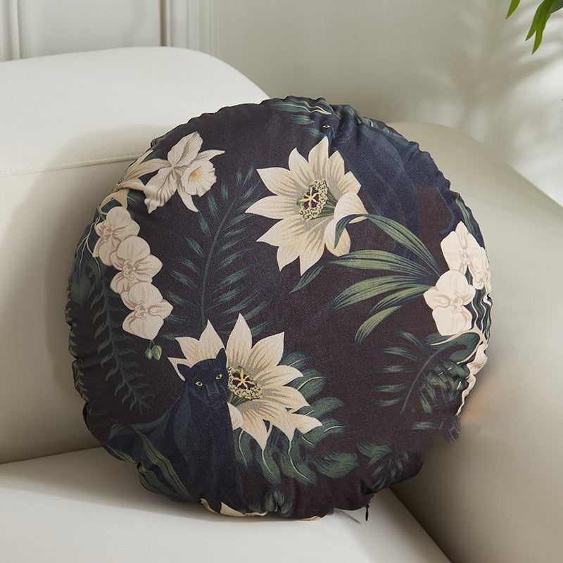 HKM-261907 American Country Style Chenille Pillowcase - 45cm & 30x50cm Brushed Velvet Options