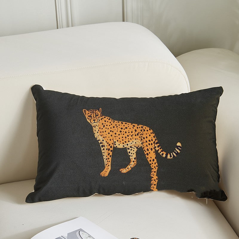 HKM-261907 American Country Style Chenille Pillowcase - 45cm & 30x50cm Brushed Velvet Options