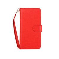HKM-262035 Doka Solid Color Mobile Phone Holster - Durable TPU and Leather Protection