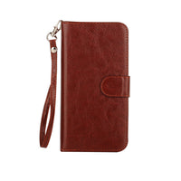 HKM-262035 Doka Solid Color Mobile Phone Holster - Durable TPU and Leather Protection