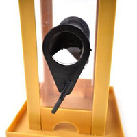 HKM-262035 Solar-Powered Hook Bird Feeder - Durable Plastic Design, Small Size