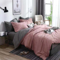 HKM-262099 Textured Stone Quilt Cover Set with Pillowcases in Various Sizes