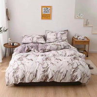 HKM-262099 Textured Stone Quilt Cover Set with Pillowcases in Various Sizes