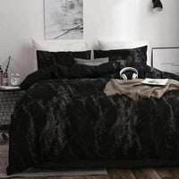 HKM-262099 Textured Stone Quilt Cover Set with Pillowcases in Various Sizes