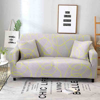 HKM-262163 Fashion Printed Polyester Sofa Cover in Modern Floral Design