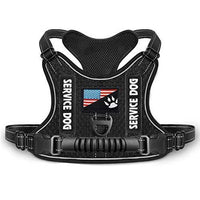 HKM-262291 Reflective Night Vision Shock Absorption Pet Harness with Traction Chest Strap for Dogs
