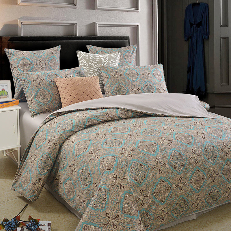 HKM-262419 Pure Cotton Printed Single Duvet Cover - Soft & Lightweight Bedding Essential