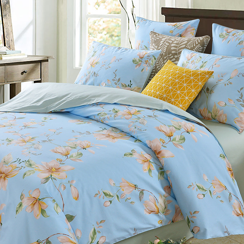 HKM-262419 Pure Cotton Printed Single Duvet Cover - Soft & Lightweight Bedding Essential