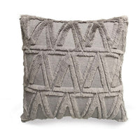 HKM-262483 Plush Solid Color 45x45cm Cushion Cover Made from High-Quality Quilted Polyester