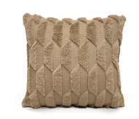 HKM-262483 Plush Solid Color 45x45cm Cushion Cover Made from High-Quality Quilted Polyester