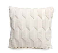 HKM-262483 Plush Solid Color 45x45cm Cushion Cover Made from High-Quality Quilted Polyester