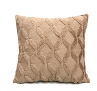 HKM-262483 Plush Solid Color 45x45cm Cushion Cover Made from High-Quality Quilted Polyester