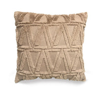 HKM-262483 Plush Solid Color 45x45cm Cushion Cover Made from High-Quality Quilted Polyester