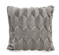 HKM-262483 Plush Solid Color 45x45cm Cushion Cover Made from High-Quality Quilted Polyester