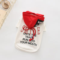 HKM-262611 Casual Cotton Pet Sweater for Autumn and Winter in Black and White Options