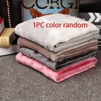 HKM-262739 Cozy Winter Pet Blanket - Soft Coral Fleece Cushion Nest for All Seasons