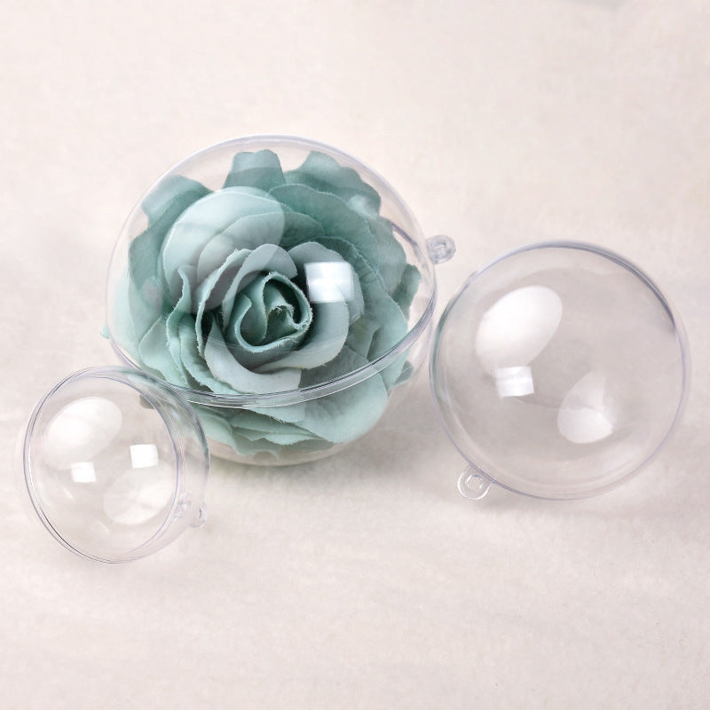 HKM-263379 Colorful Transparent Pendant Balls - Non-Woven Fabric Decorations