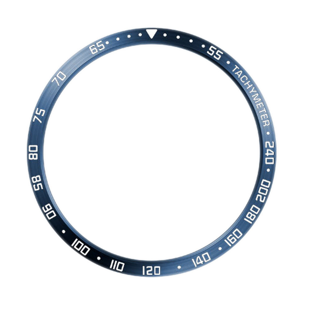 HKM-263763 Stainless Steel Metal Bezel Case for Samsung Gear S3 Frontier, Huawei GT2 46mm, Galaxy Watch 46mm