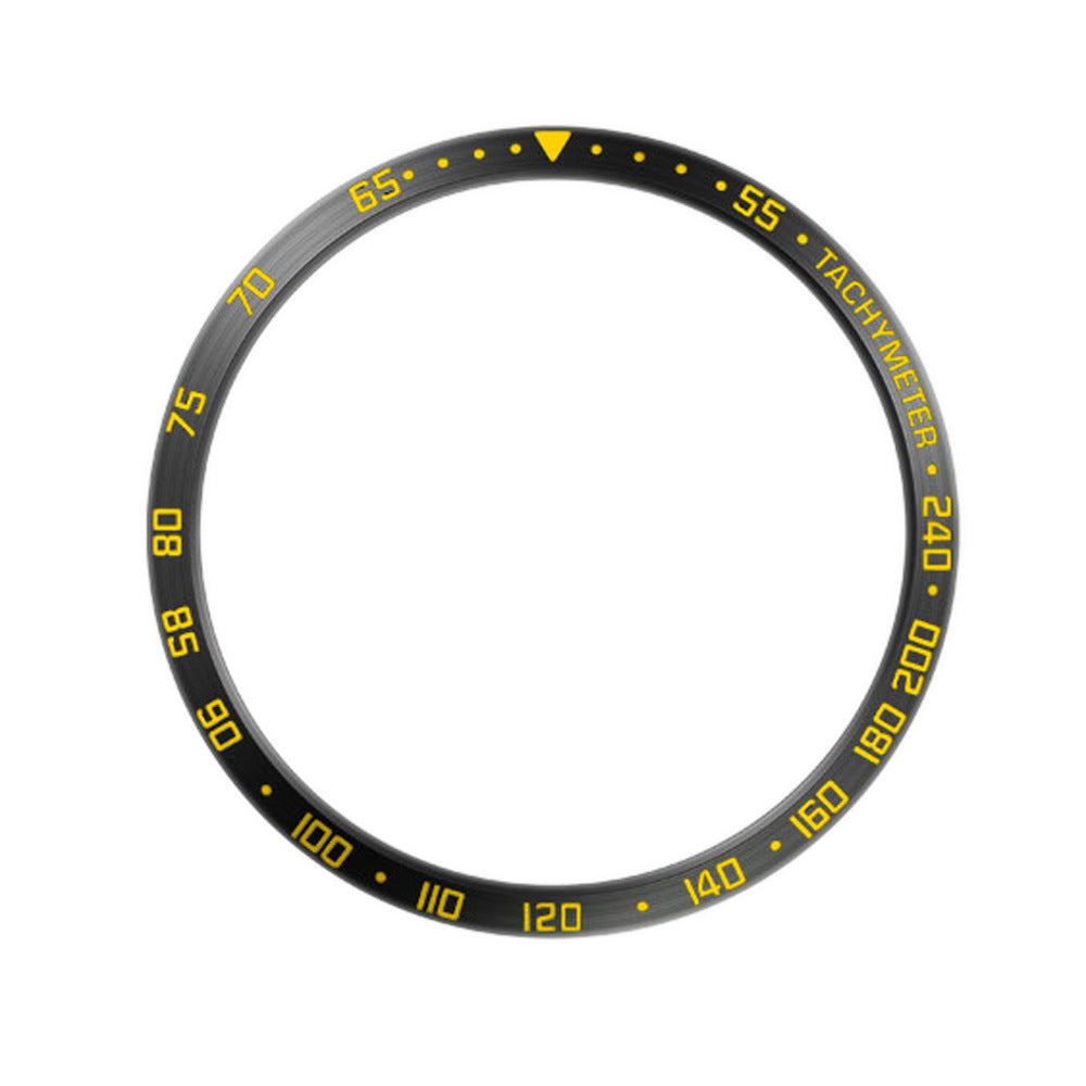 HKM-263763 Stainless Steel Metal Bezel Case for Samsung Gear S3 Frontier, Huawei GT2 46mm, Galaxy Watch 46mm