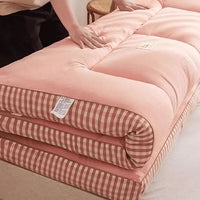 HKM-264083 Checkered Edge Full Size Mattress in 4 Color Options