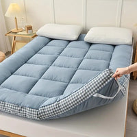 HKM-264083 Checkered Edge Full Size Mattress in 4 Color Options