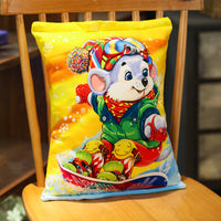 HKM-264211 Personalized Plush Food-Themed Toy Pillow - Super Soft and Cozy for Youth