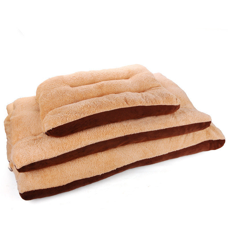 HKM-264531 Removable and Washable Square Lamb Velvet Pet Kennel Mat for Large Dogs