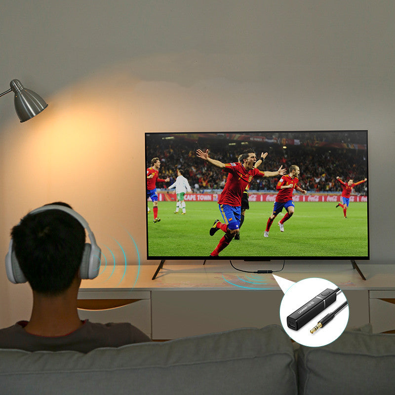 HKM-264595 Bluetooth 5.0 Audio Transmitter with 10m Range and Multi-Point Connection Support