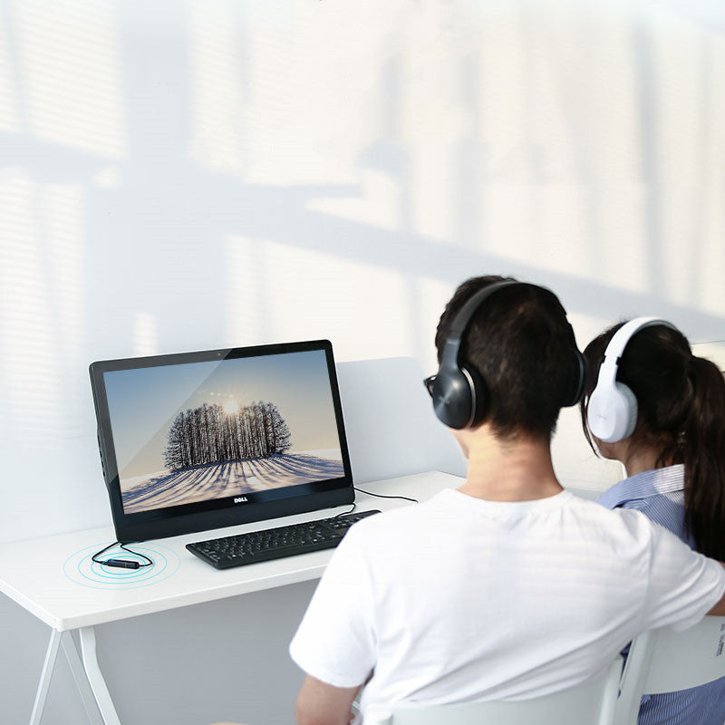 HKM-264595 Bluetooth 5.0 Audio Transmitter with 10m Range and Multi-Point Connection Support