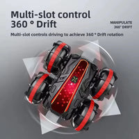 HKM-264659 Dual Control Remote Control Amphibious Stunt Car for Kids - 2.4G Gesture Sensing, 5 Channels, Indoor-Outdoor Fun