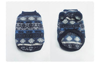 HKM-264723 Cozy Geometric Patterned Winter Vest for Pets – Thick Warm Sweater for Dogs and Cats