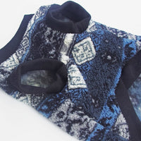 HKM-264723 Cozy Geometric Patterned Winter Vest for Pets – Thick Warm Sweater for Dogs and Cats