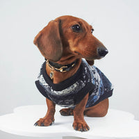 HKM-264723 Cozy Geometric Patterned Winter Vest for Pets – Thick Warm Sweater for Dogs and Cats