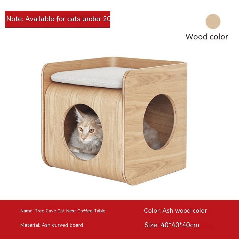 HKM-264787 Four Seasons Universal Removable And Washable Wooden Pet Bed